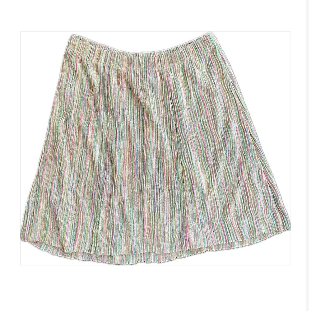 Multicolor Striped Women's Skirt